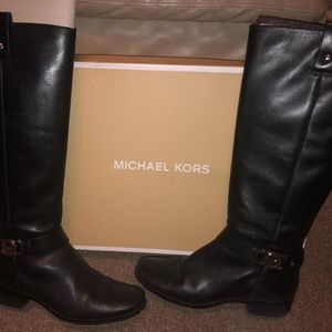 Michael Kors Black Riding Boots